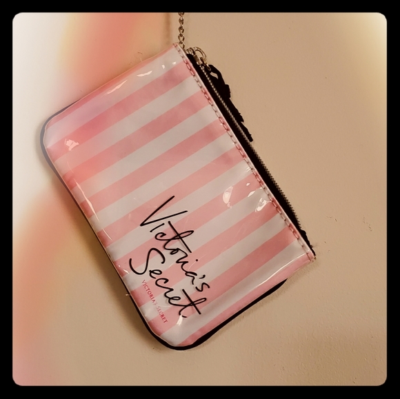 Victoria's Secret Handbags - 💋final sale💋 Victoria secret striped coin purse